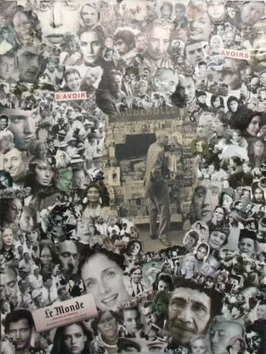 Collage intuitif "Avoirs · Savoirs" par Cinonrev – souvenirs d’enfance, introspection et création sensible